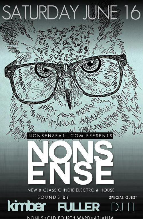 Nonsense ATL Event Flyer