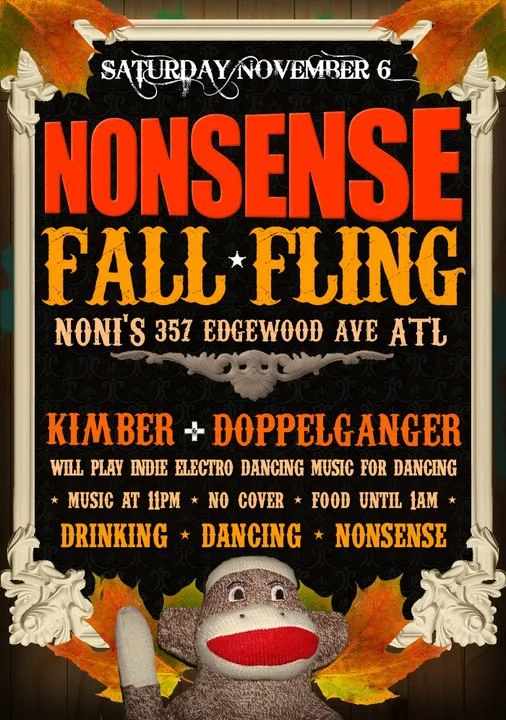 Nonsense ATL Event Flyer