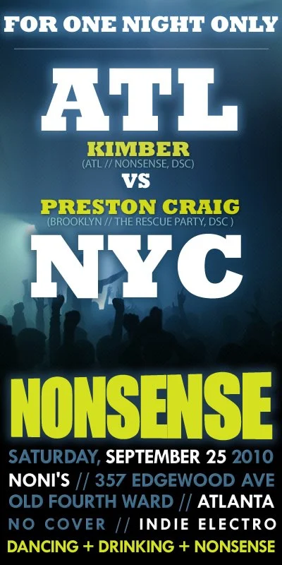 Nonsense ATL Event Flyer