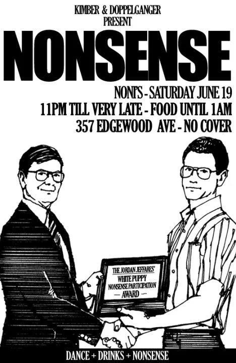 Nonsense ATL Event Flyer