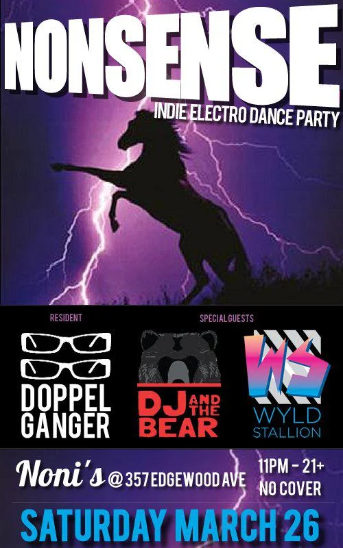 Nonsense ATL Event Flyer