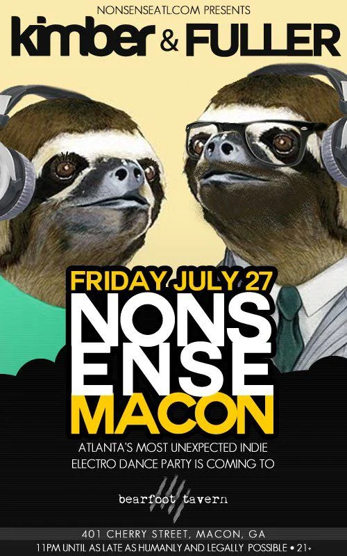 Nonsense ATL Event Flyer