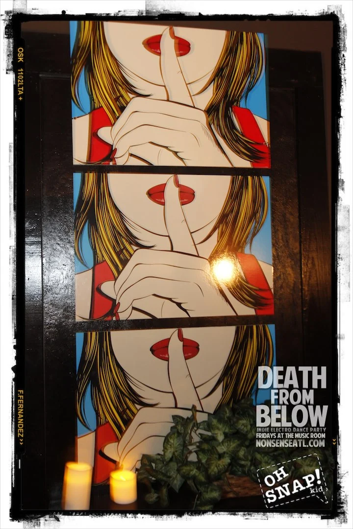 DEATH FROM BELOWIndie-Electro Dance PartyThe Music Room - Every Friday 11pm(Launch Party - October 5th 2012)