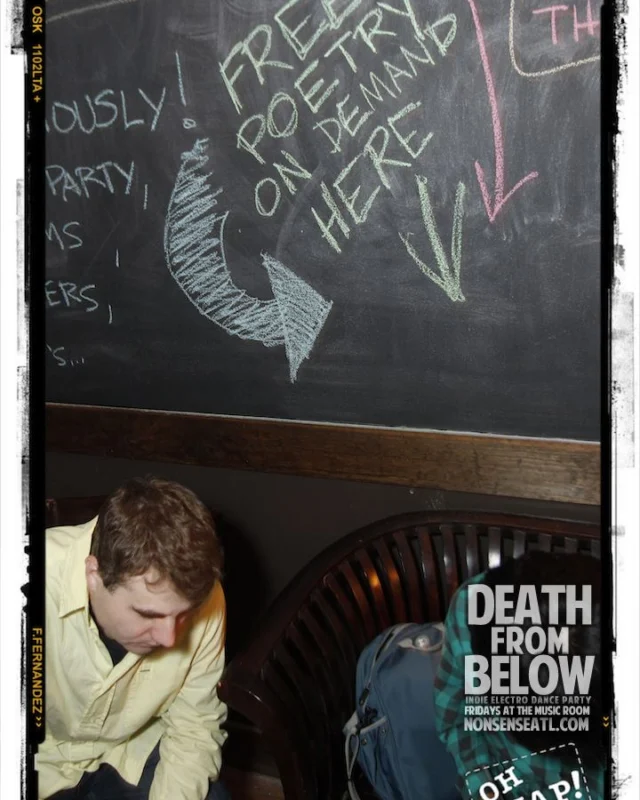 DEATH FROM BELOWIndie-Electro Dance PartyThe Music Room - Every Friday 11pm(Launch Party - October 5th 2012)