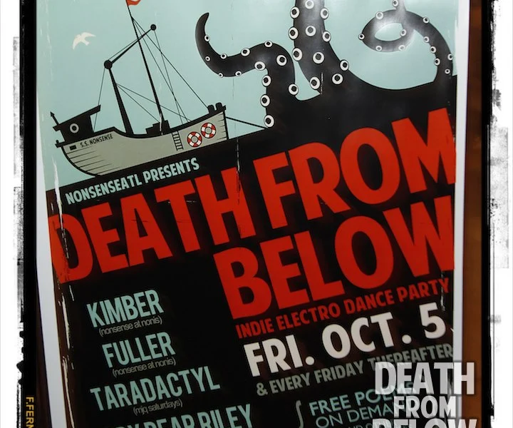 DEATH FROM BELOWIndie-Electro Dance PartyThe Music Room - Every Friday 11pm(Launch Party - October 5th 2012)