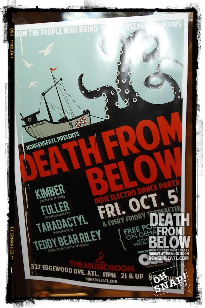 DEATH FROM BELOWIndie-Electro Dance PartyThe Music Room - Every Friday 11pm(Launch Party - October 5th 2012)