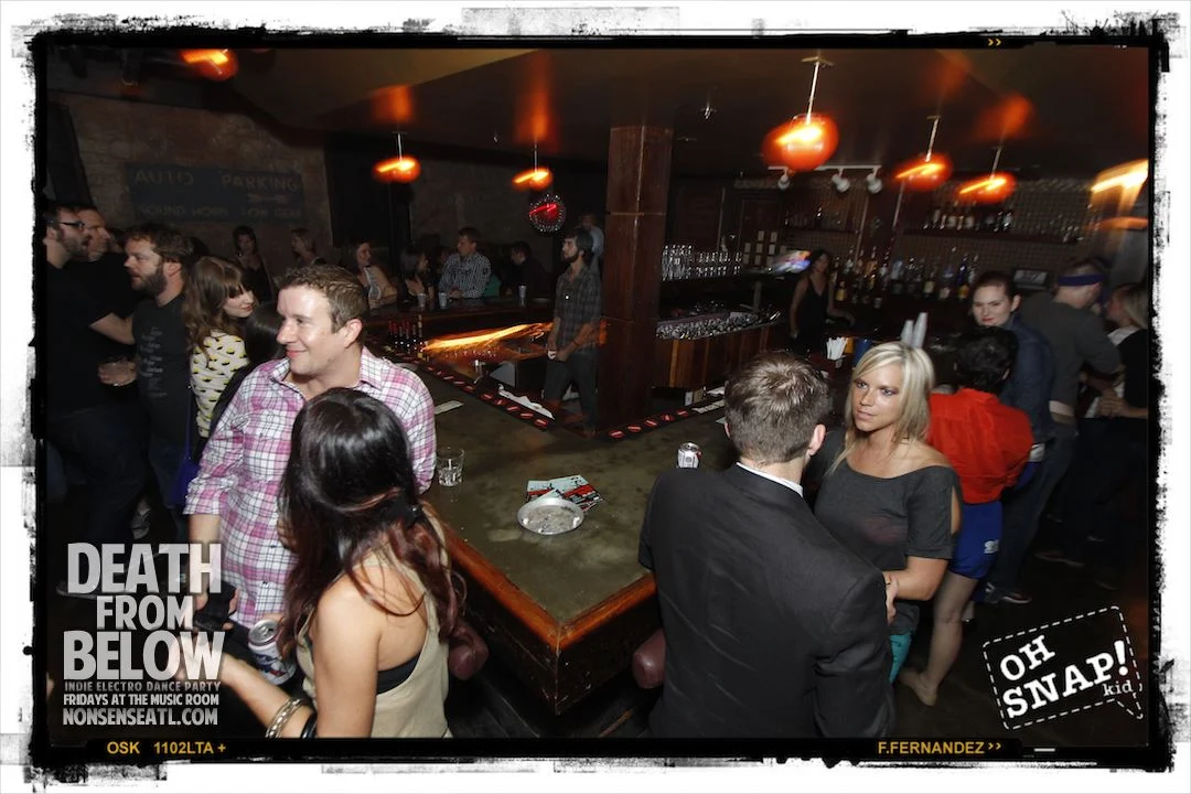 DEATH FROM BELOWIndie-Electro Dance PartyThe Music Room - Every Friday 11pm(Launch Party - October 5th 2012)