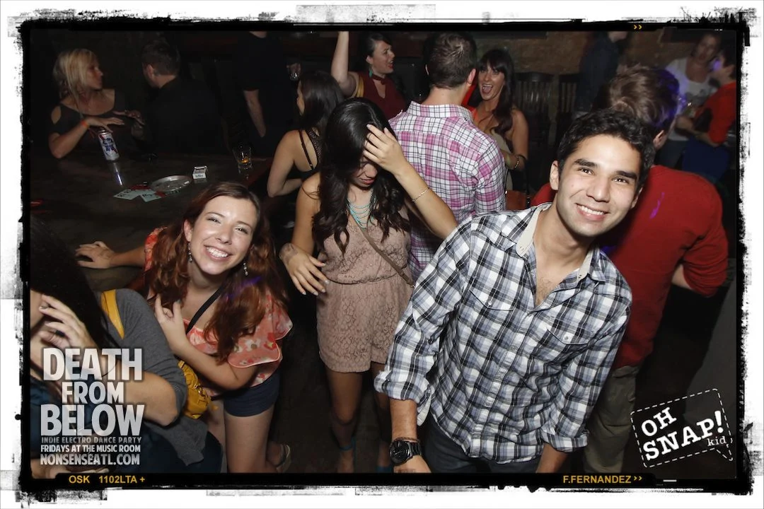 DEATH FROM BELOWIndie-Electro Dance PartyThe Music Room - Every Friday 11pm(Launch Party - October 5th 2012)