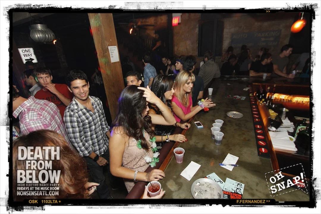 DEATH FROM BELOWIndie-Electro Dance PartyThe Music Room - Every Friday 11pm(Launch Party - October 5th 2012)