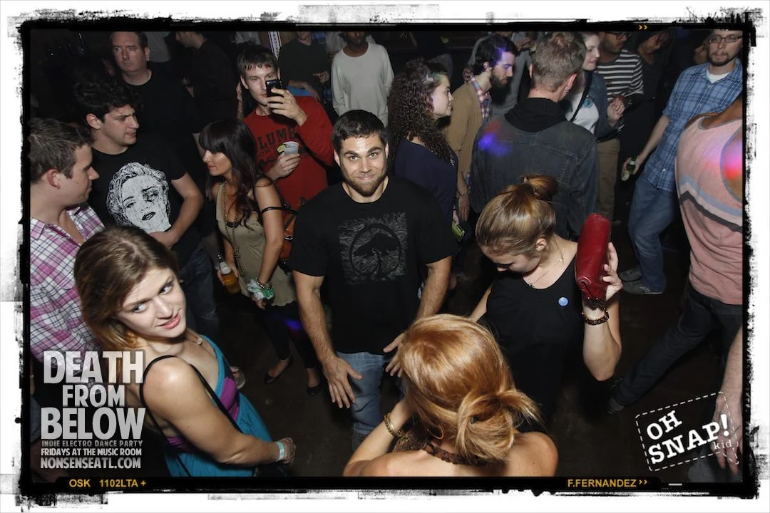 DEATH FROM BELOWIndie-Electro Dance PartyThe Music Room - Every Friday 11pm(Launch Party - October 5th 2012)