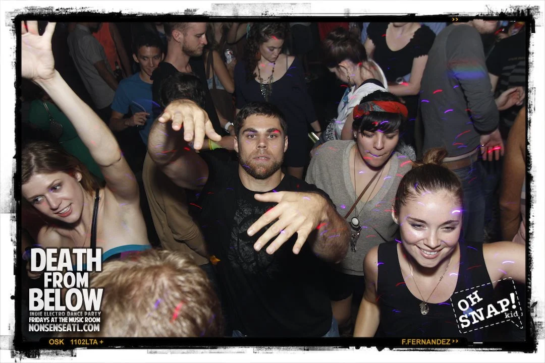 DEATH FROM BELOWIndie-Electro Dance PartyThe Music Room - Every Friday 11pm(Launch Party - October 5th 2012)