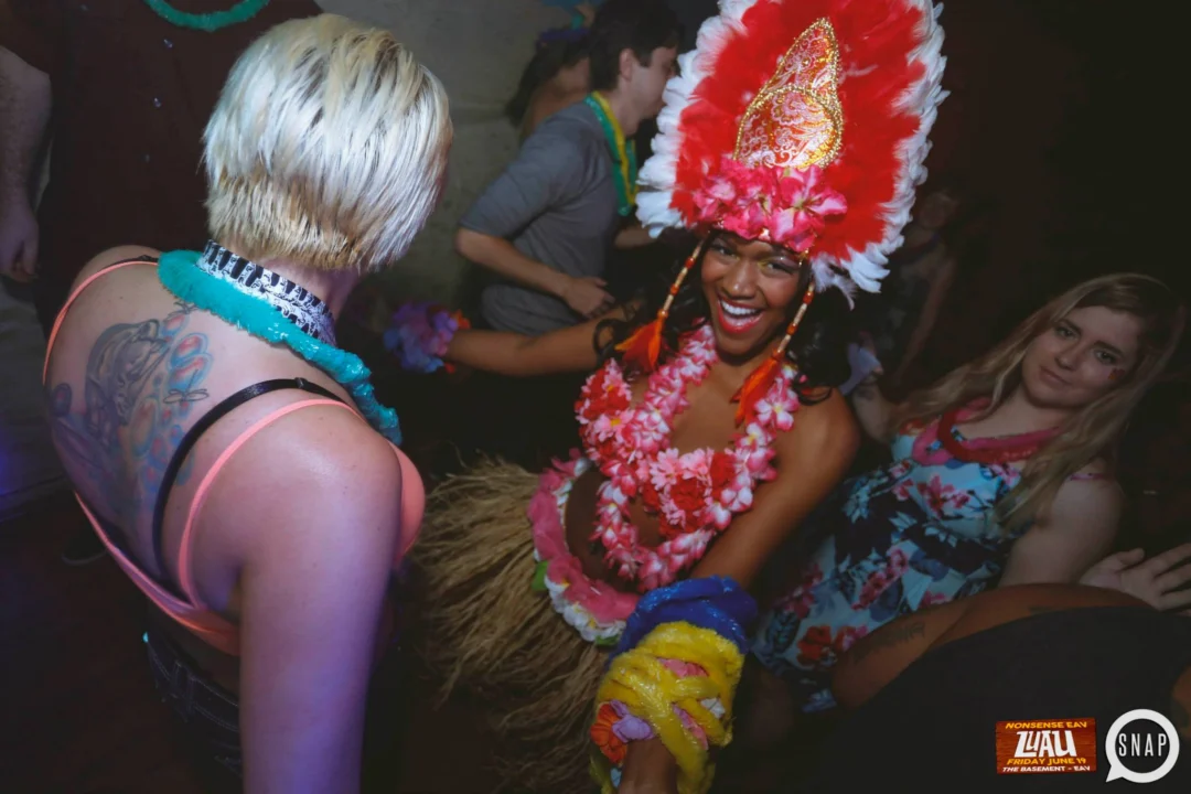 Nonsense EAV Luau, June 19. Come to our events, they're ridiculous. Photos by Oh Snap Kid.