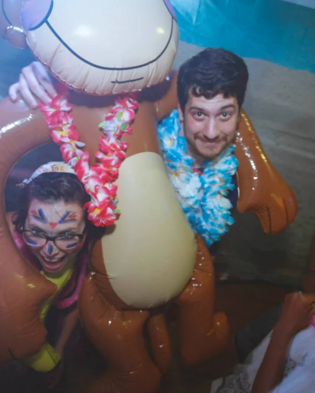 Nonsense EAV Luau, June 19. Come to our events, they're ridiculous. Photos by Oh Snap Kid.