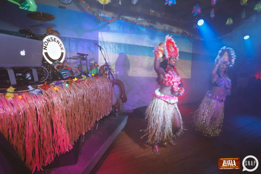 Nonsense EAV Luau, June 19. Come to our events, they're ridiculous. Photos by Oh Snap Kid.