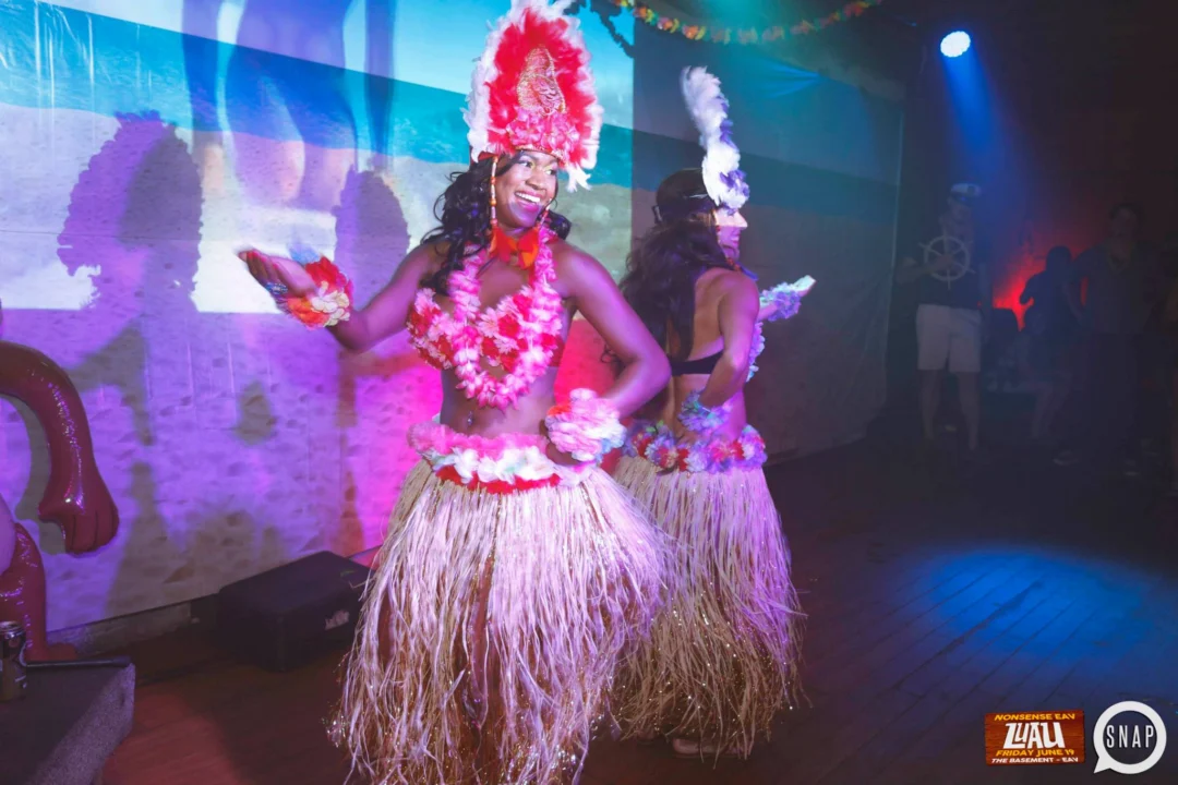 Nonsense EAV Luau, June 19. Come to our events, they're ridiculous. Photos by Oh Snap Kid.