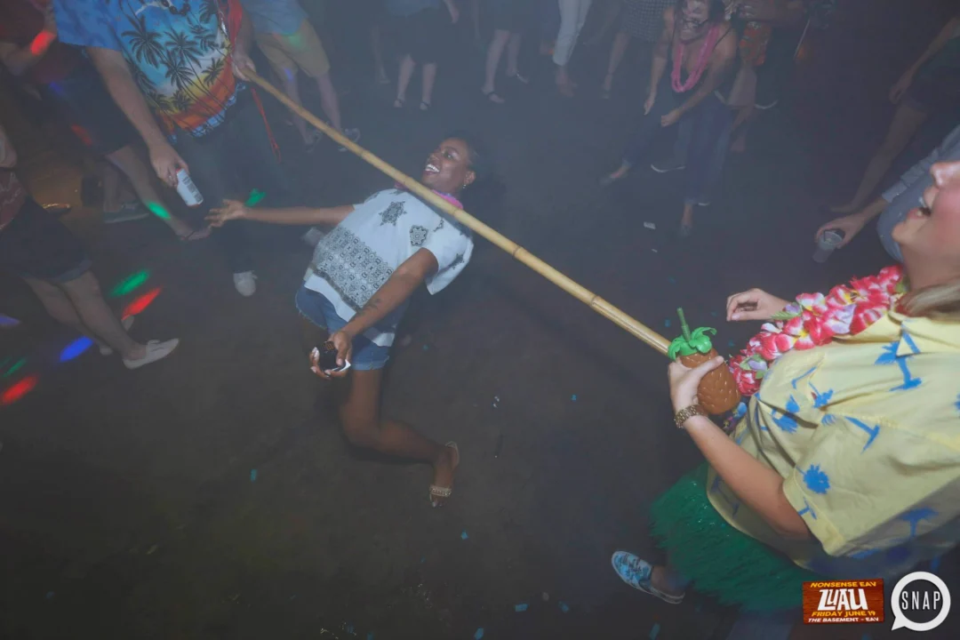 Nonsense EAV Luau, June 19. Come to our events, they're ridiculous. Photos by Oh Snap Kid.