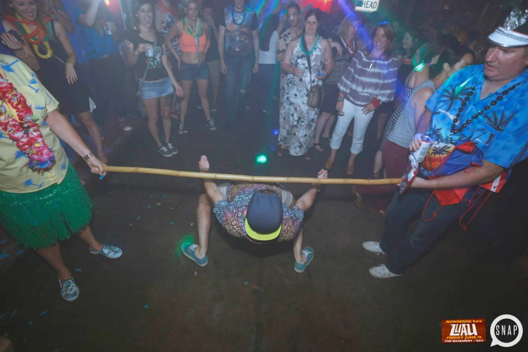 Nonsense EAV Luau, June 19. Come to our events, they're ridiculous. Photos by Oh Snap Kid.