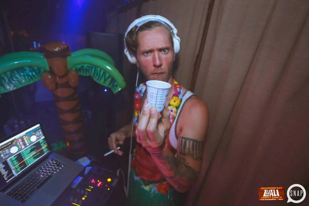 Nonsense EAV Luau, June 19. Come to our events, they're ridiculous. Photos by Oh Snap Kid.