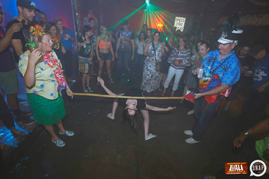 Nonsense EAV Luau, June 19. Come to our events, they're ridiculous. Photos by Oh Snap Kid.