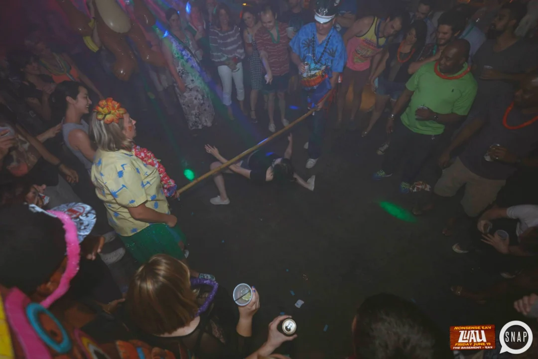 Nonsense EAV Luau, June 19. Come to our events, they're ridiculous. Photos by Oh Snap Kid.