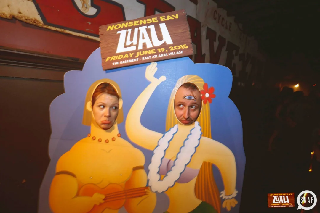 Nonsense EAV Luau, June 19. Come to our events, they're ridiculous. Photos by Oh Snap Kid.