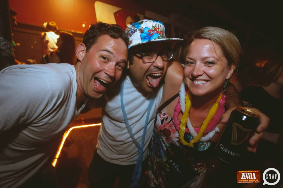 Nonsense EAV Luau, June 19. Come to our events, they're ridiculous. Photos by Oh Snap Kid.