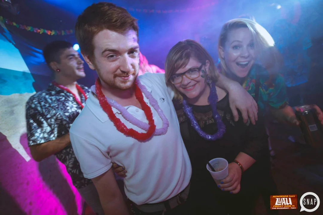 Nonsense EAV Luau, June 19. Come to our events, they're ridiculous. Photos by Oh Snap Kid.