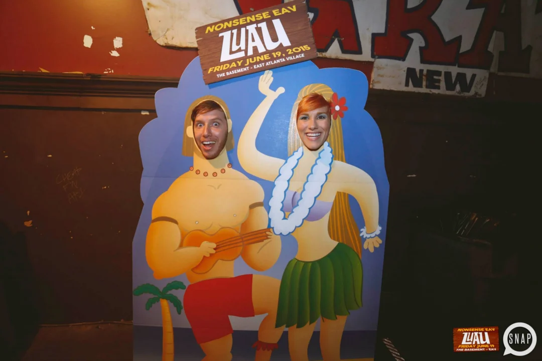 Nonsense EAV Luau, June 19. Come to our events, they're ridiculous. Photos by Oh Snap Kid.