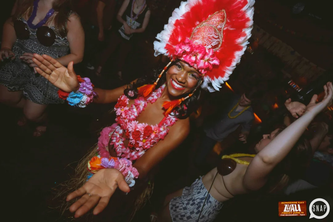 Nonsense EAV Luau, June 19. Come to our events, they're ridiculous. Photos by Oh Snap Kid.