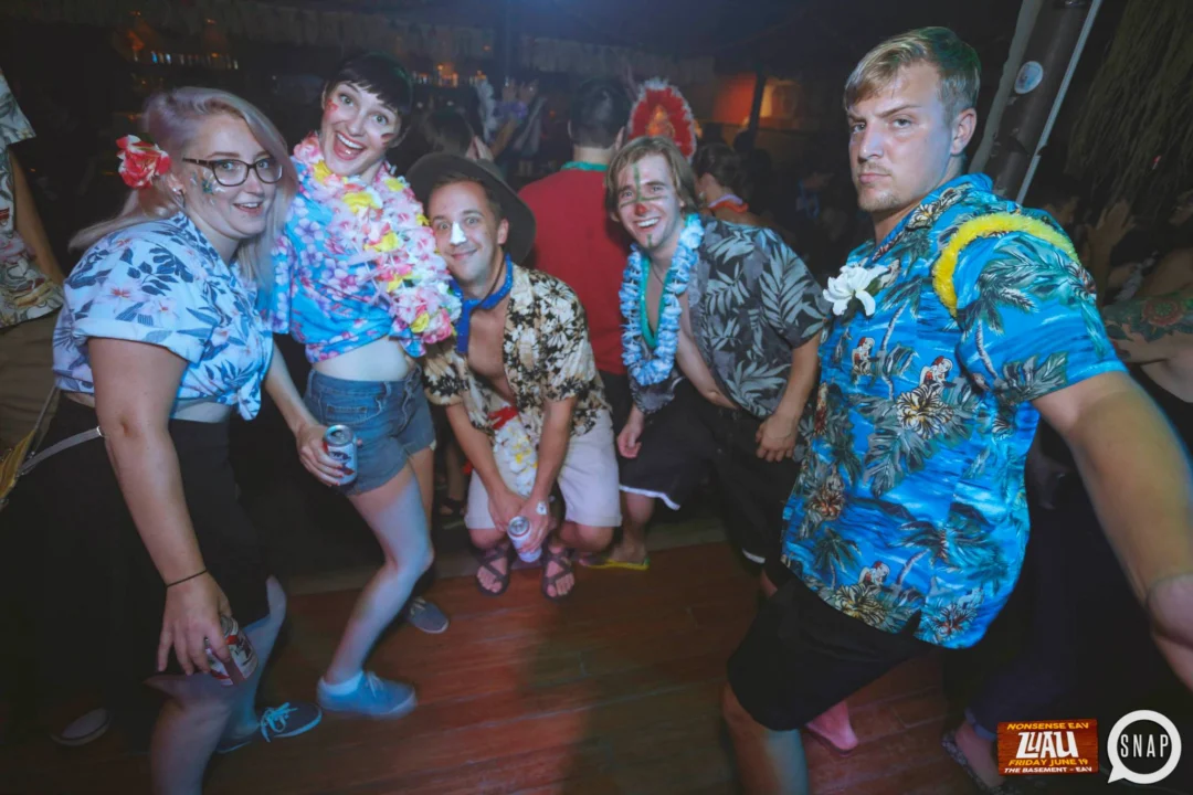 Nonsense EAV Luau, June 19. Come to our events, they're ridiculous. Photos by Oh Snap Kid.