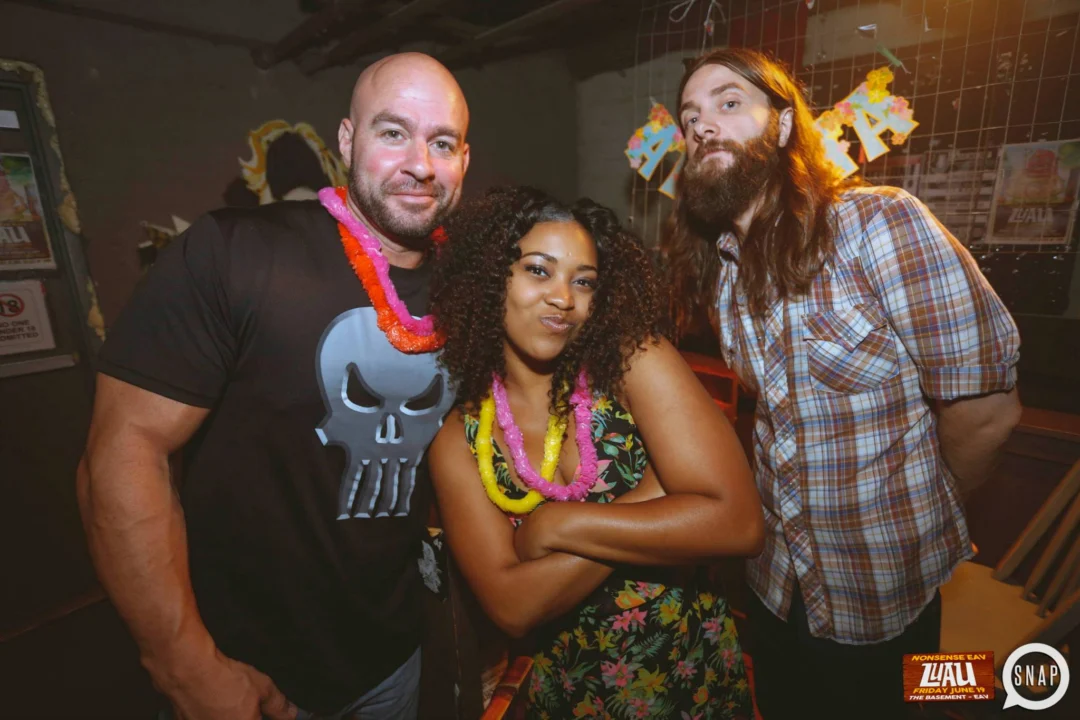 Nonsense EAV Luau, June 19. Come to our events, they're ridiculous. Photos by Oh Snap Kid.
