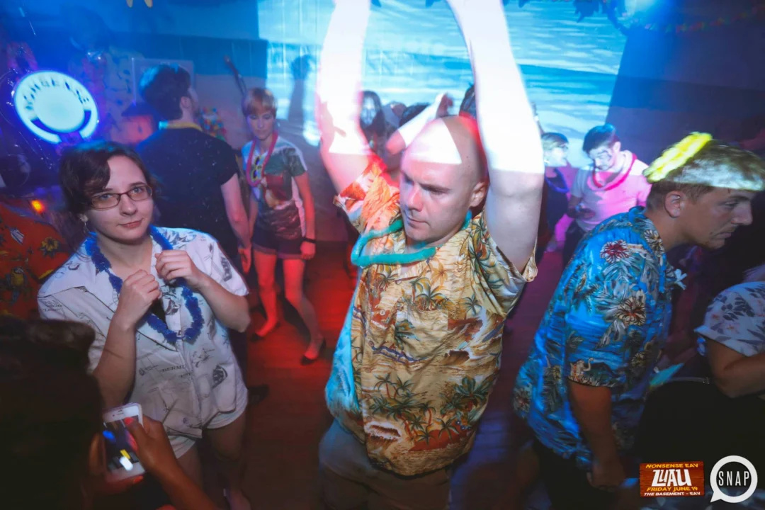 Nonsense EAV Luau, June 19. Come to our events, they're ridiculous. Photos by Oh Snap Kid.