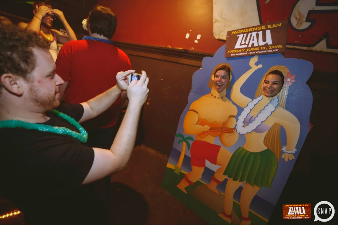 Nonsense EAV Luau, June 19. Come to our events, they're ridiculous. Photos by Oh Snap Kid.