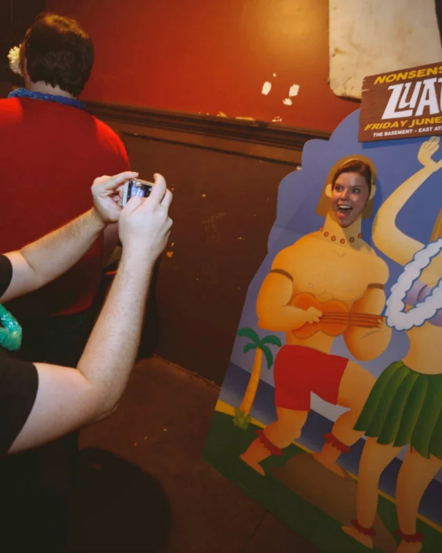 Nonsense EAV Luau, June 19. Come to our events, they're ridiculous. Photos by Oh Snap Kid.