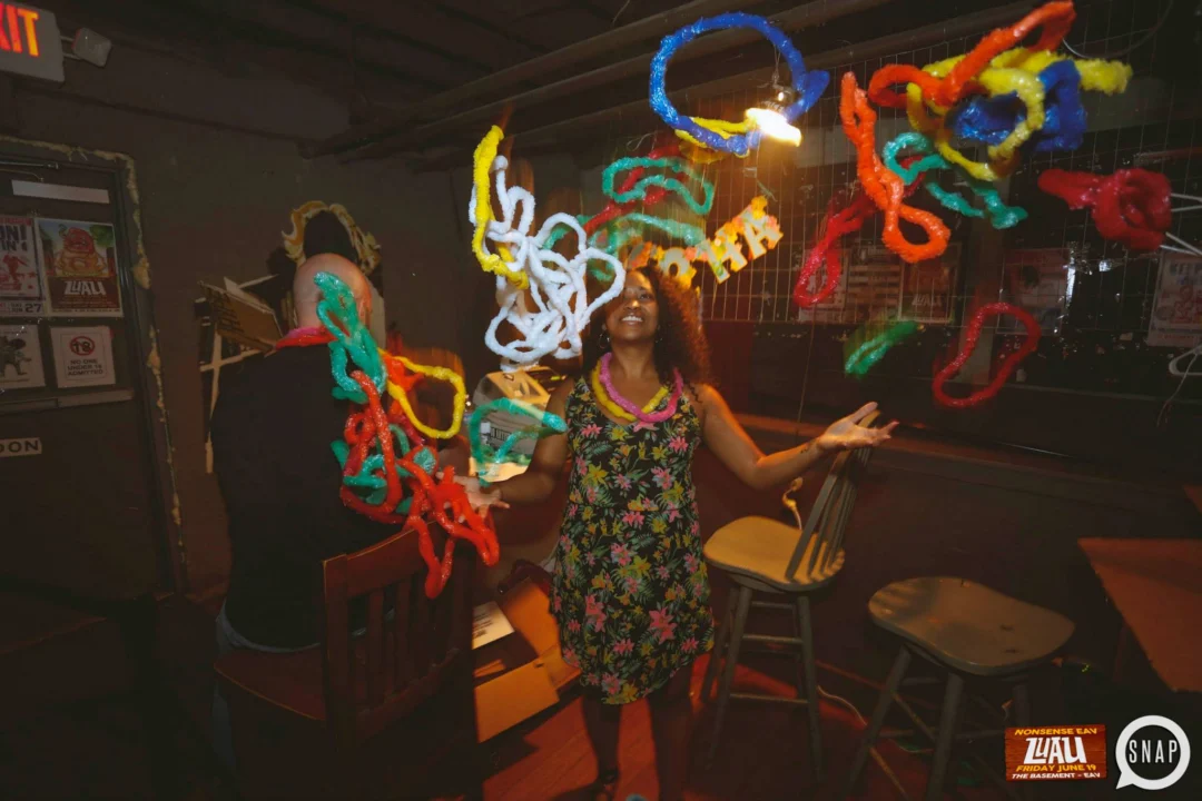 Nonsense EAV Luau, June 19. Come to our events, they're ridiculous. Photos by Oh Snap Kid.