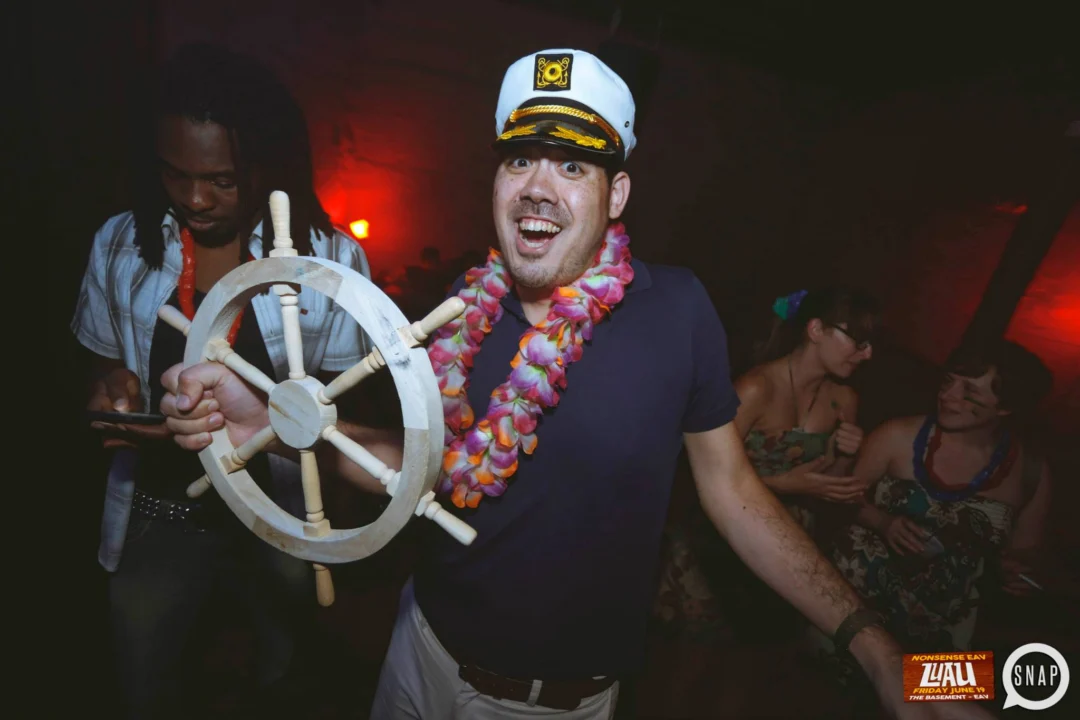 Nonsense EAV Luau, June 19. Come to our events, they're ridiculous. Photos by Oh Snap Kid.