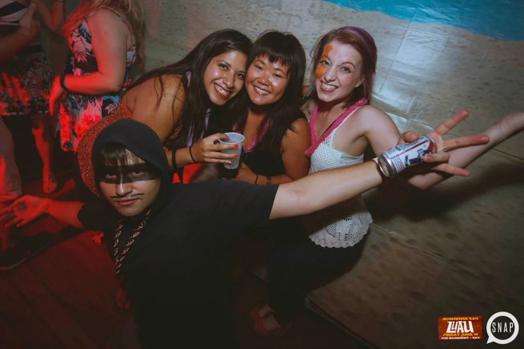 Nonsense EAV Luau, June 19. Come to our events, they're ridiculous. Photos by Oh Snap Kid.