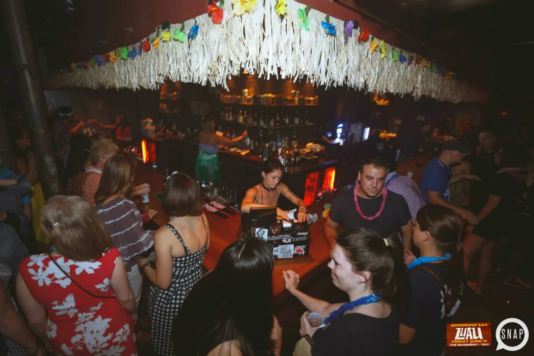 Nonsense EAV Luau, June 19. Come to our events, they're ridiculous. Photos by Oh Snap Kid.