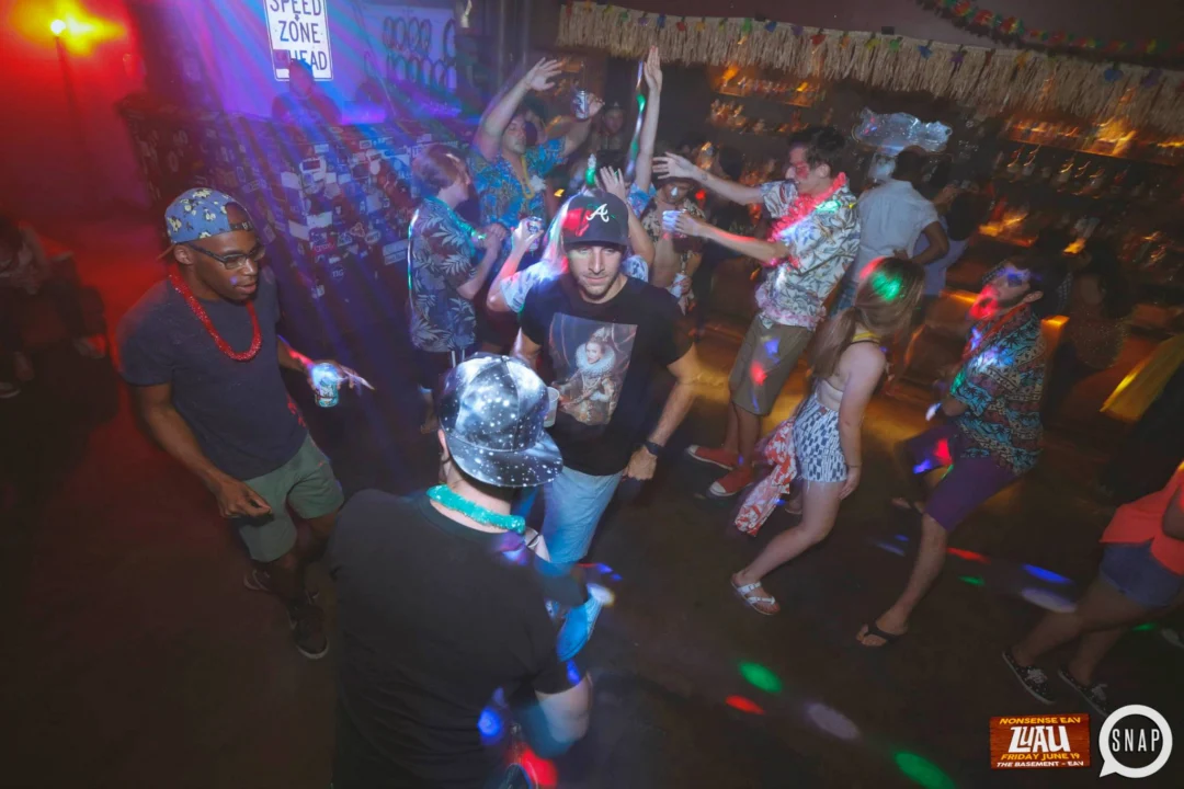 Nonsense EAV Luau, June 19. Come to our events, they're ridiculous. Photos by Oh Snap Kid.