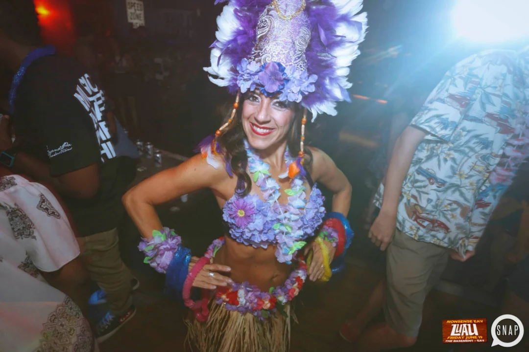Nonsense EAV Luau, June 19. Come to our events, they're ridiculous. Photos by Oh Snap Kid.
