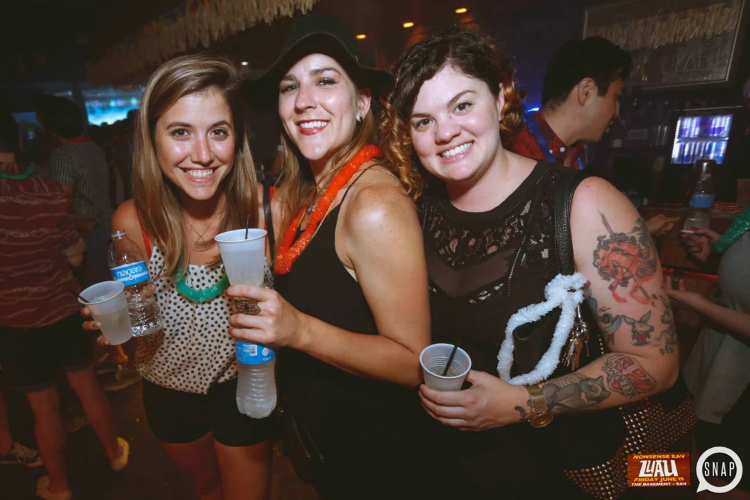 Nonsense EAV Luau, June 19. Come to our events, they're ridiculous. Photos by Oh Snap Kid.