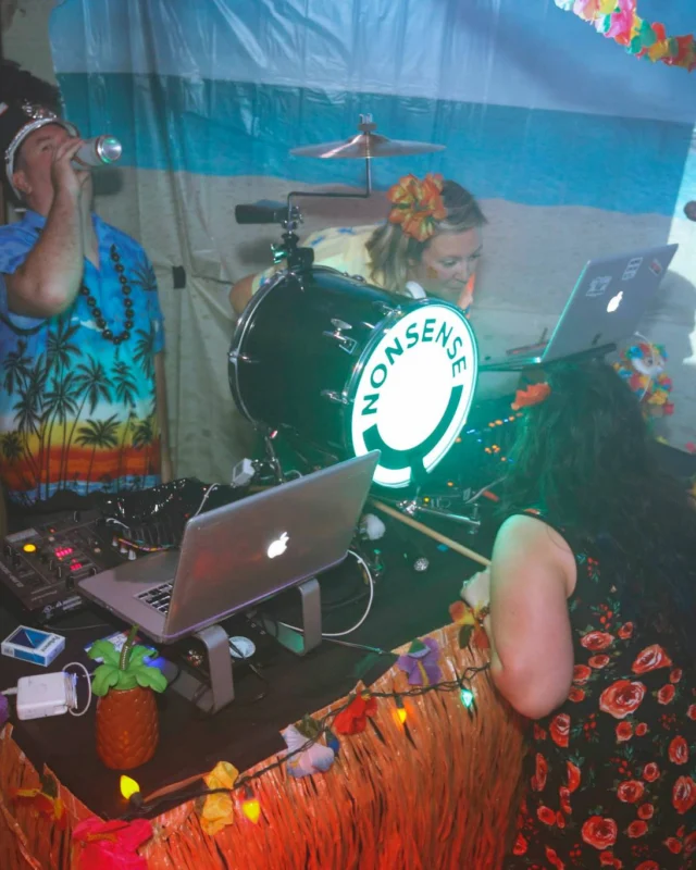 Nonsense EAV Luau, June 19. Come to our events, they're ridiculous. Photos by Oh Snap Kid.