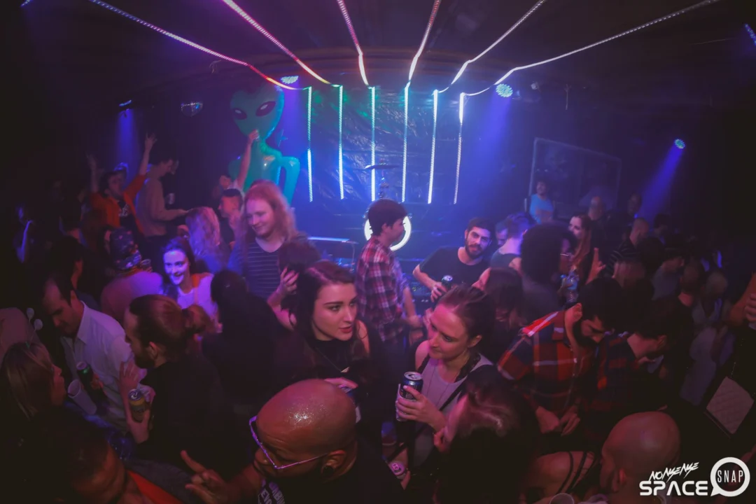 Nonsense EAV - SPACE! January 2016 - Indie/Alternative Dance Party at The Basement, East Atlanta Village. A new theme every month! Photo by Oh Snap Kid