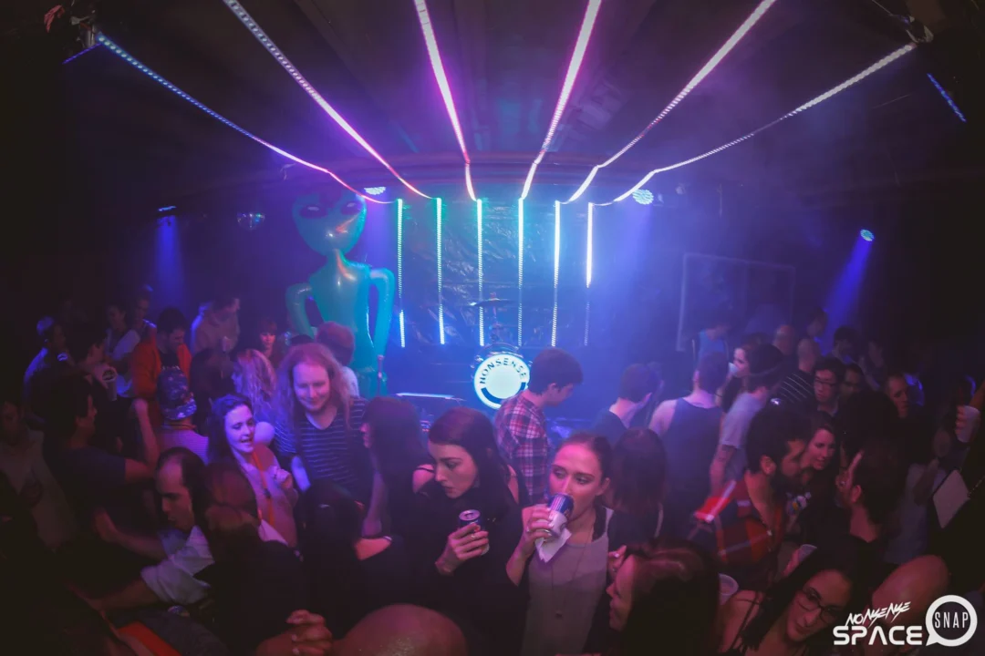 Nonsense EAV - SPACE! January 2016 - Indie/Alternative Dance Party at The Basement, East Atlanta Village. A new theme every month! Photo by Oh Snap Kid