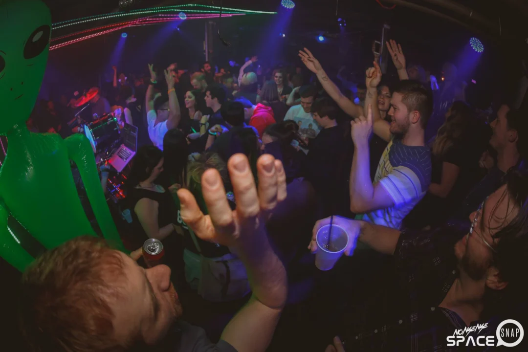 Nonsense EAV - SPACE! January 2016 - Indie/Alternative Dance Party at The Basement, East Atlanta Village. A new theme every month! Photo by Oh Snap Kid