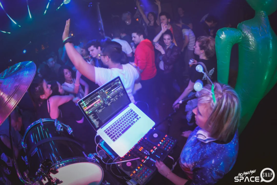 Nonsense EAV - SPACE! January 2016 - Indie/Alternative Dance Party at The Basement, East Atlanta Village. A new theme every month! Photo by Oh Snap Kid