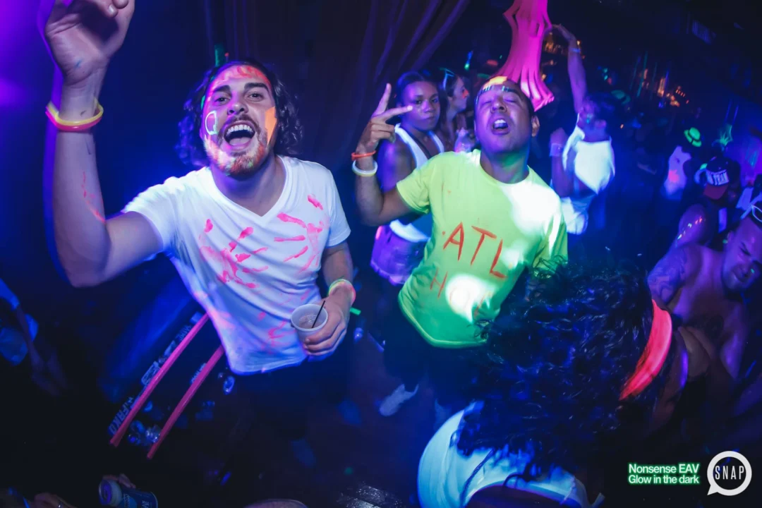 Nonsense EAV: Glow In The Dark! Atlanta's most ridiculous Indie/Alternative Dance Party! 3rd Friday of Every Month at The Basement in East Atlanta Village.