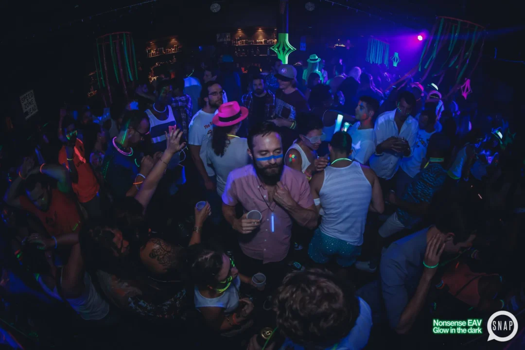 Nonsense EAV: Glow In The Dark! Atlanta's most ridiculous Indie/Alternative Dance Party! 3rd Friday of Every Month at The Basement in East Atlanta Village.