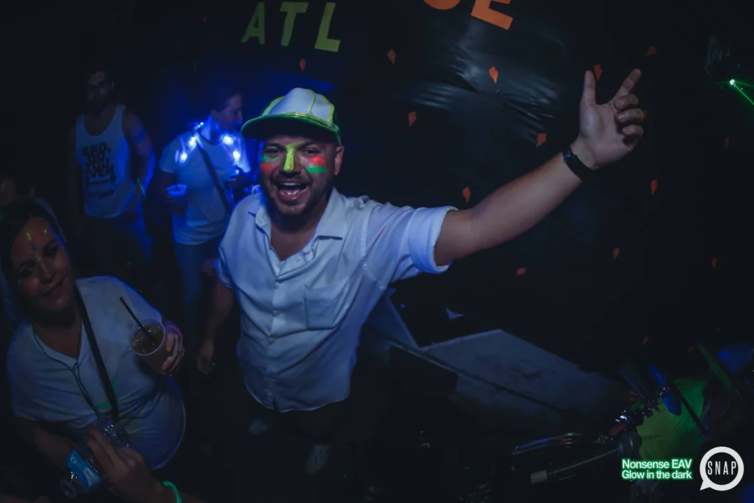 Nonsense EAV: Glow In The Dark! Atlanta's most ridiculous Indie/Alternative Dance Party! 3rd Friday of Every Month at The Basement in East Atlanta Village.