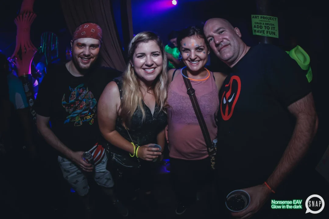Nonsense EAV: Glow In The Dark! Atlanta's most ridiculous Indie/Alternative Dance Party! 3rd Friday of Every Month at The Basement in East Atlanta Village.
